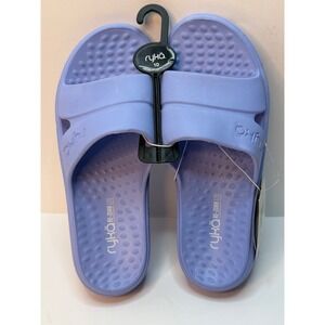 Ryka Women's Restore Slide Recovery Sandal Hydra Blue Size 10M NWT